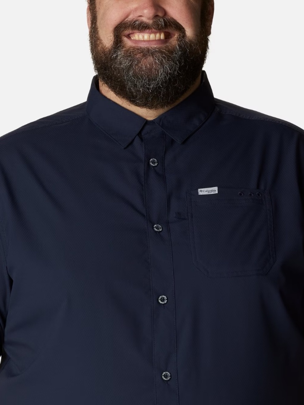 COLUMBIA MEN'S BIG & TALL 3X PFG SLACK TIDE CAMP SHIRT, OMNI-SHADE, OMNI-WICK - Picture 3 of 8